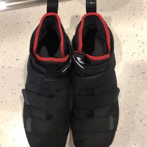Nike Lebron Soldier 10s black and red